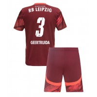 Dječji Nogometni Dres RB Leipzig Lutsharel Geertruida #3 Gostujuci 2024-25 Kratak Rukav (+ Kratke hlače)